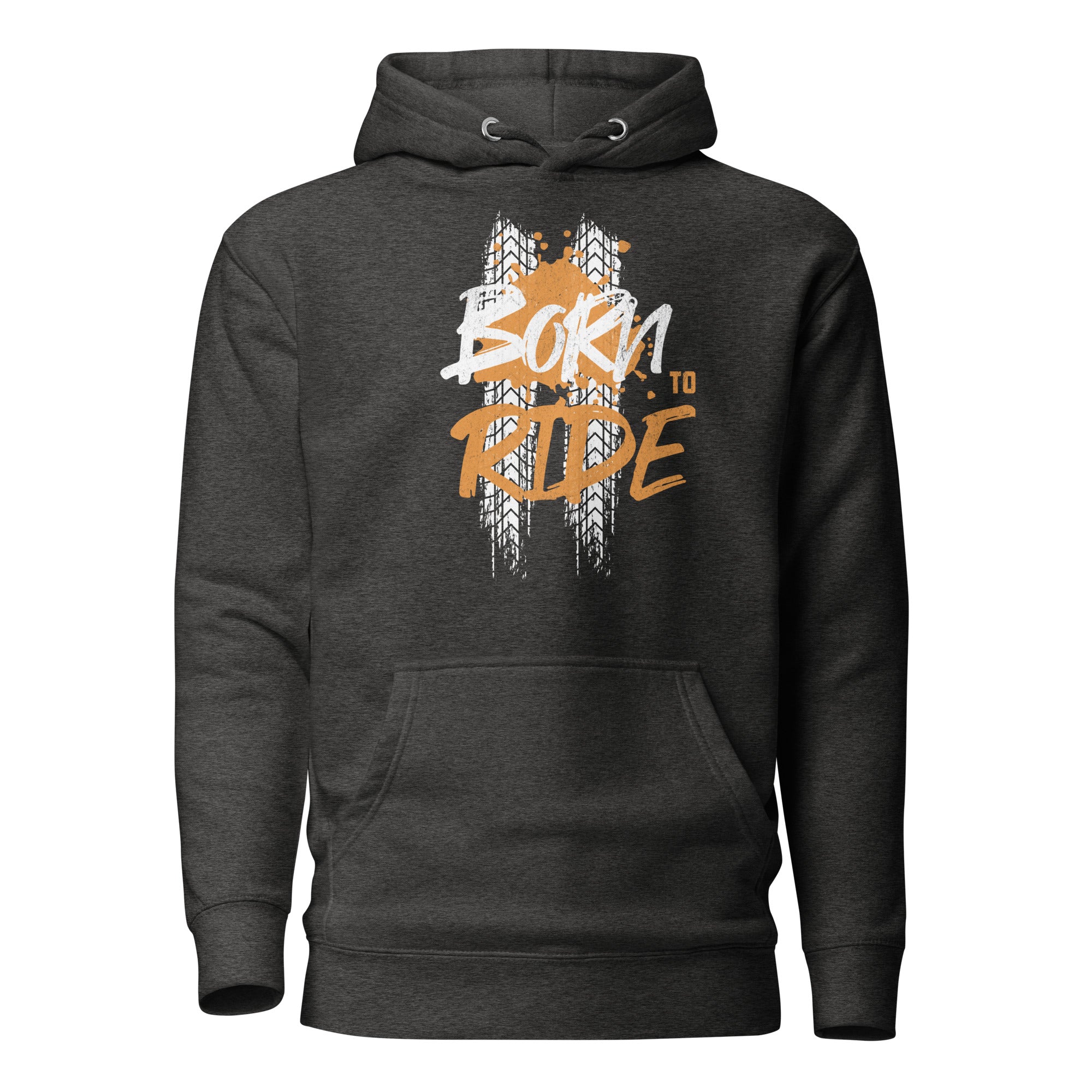 Born to Ride Unisex Hoodie - Dark Gray