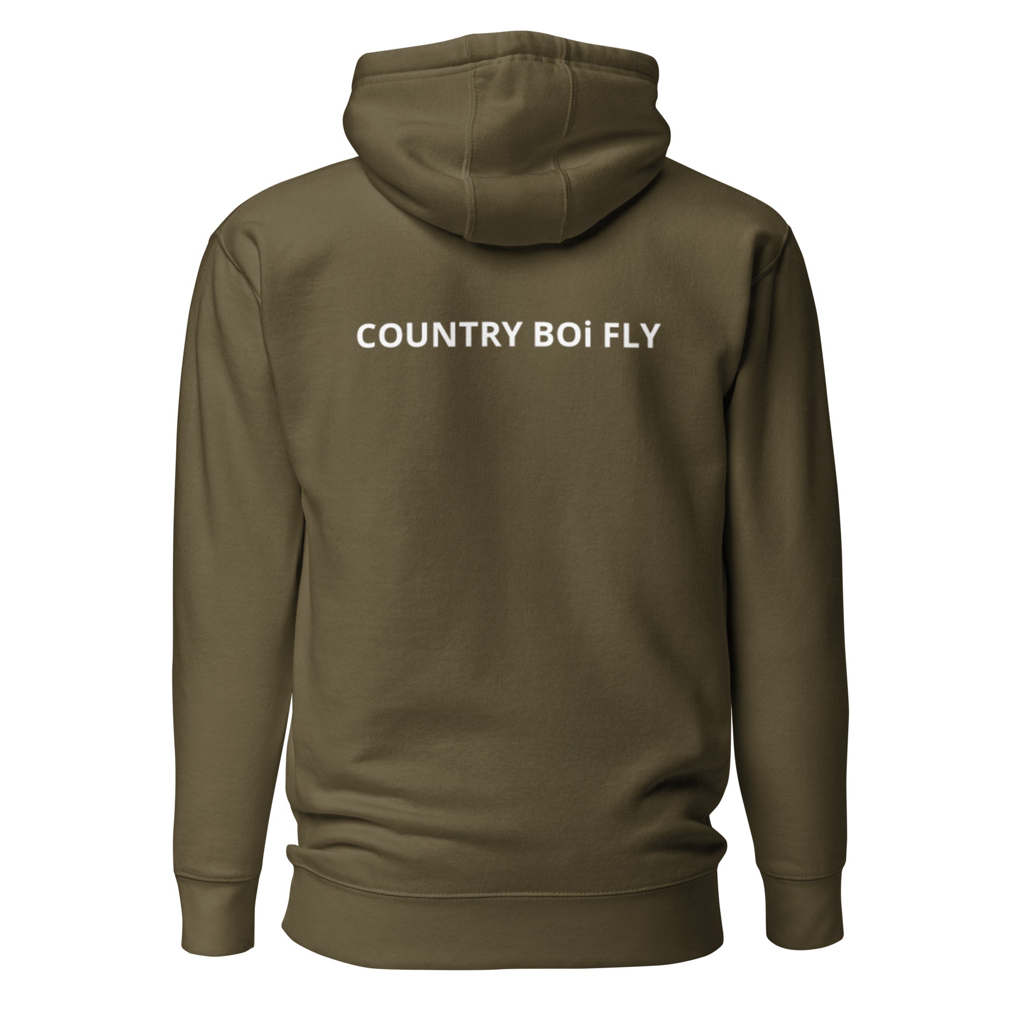 Born to Ride Unisex Hoodie - Military Green