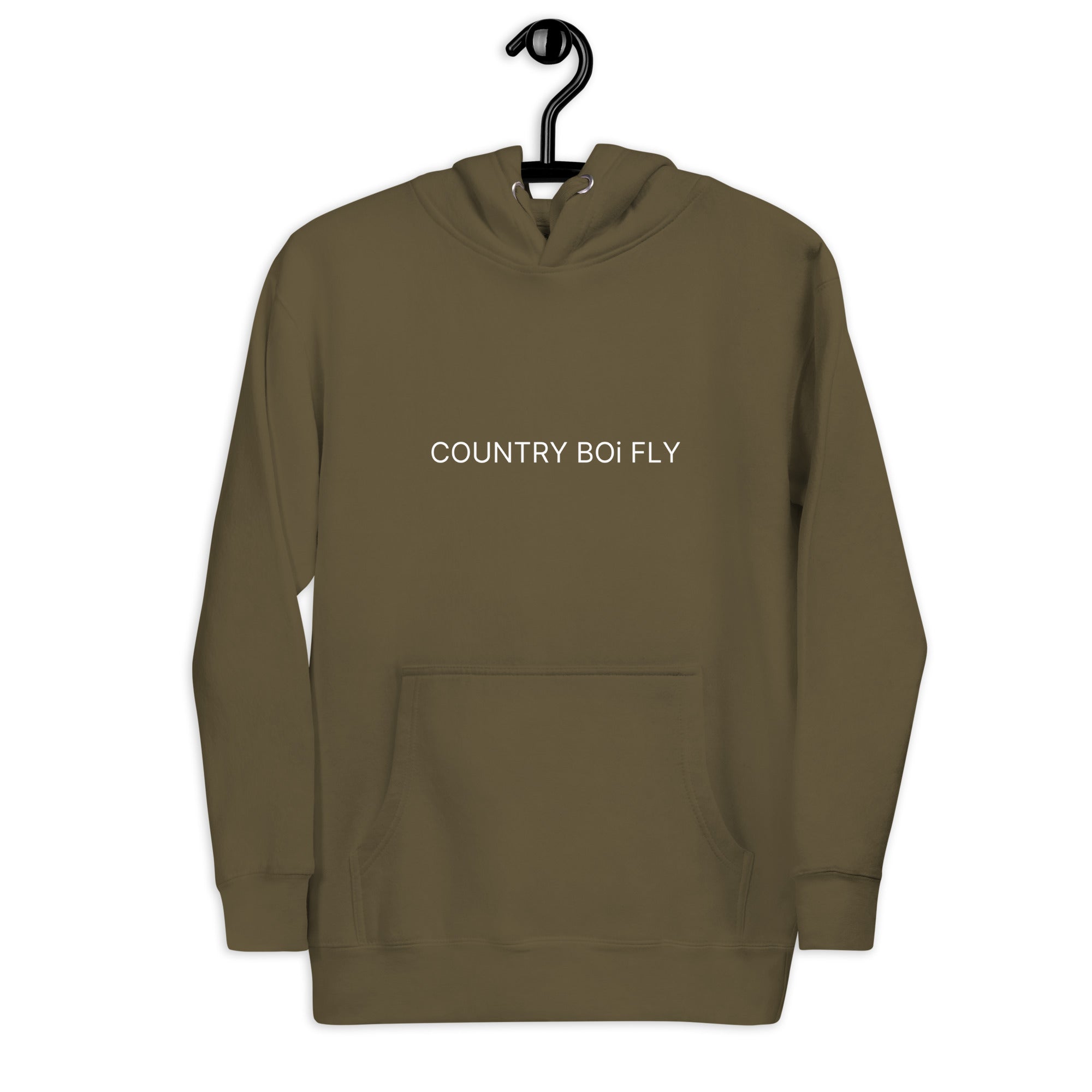 Send It! Unisex Hoodie - Military Green - Country Boi Fly