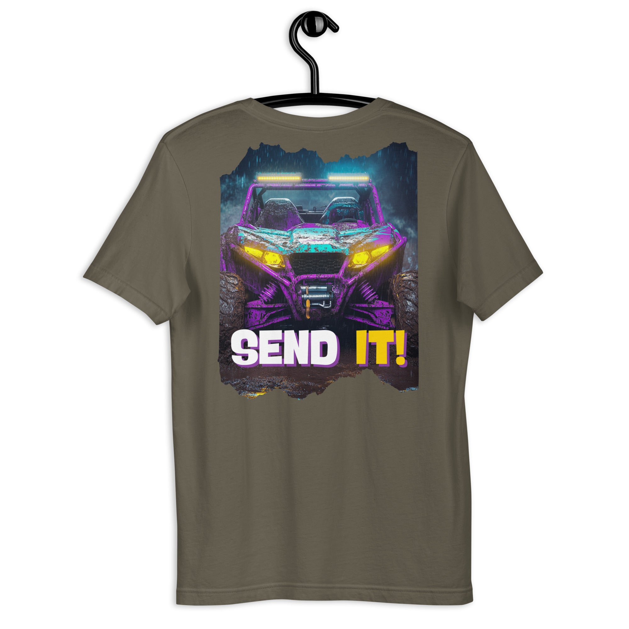 Send It! Unisex T-Shirt - Army Green - Country Boi Fly