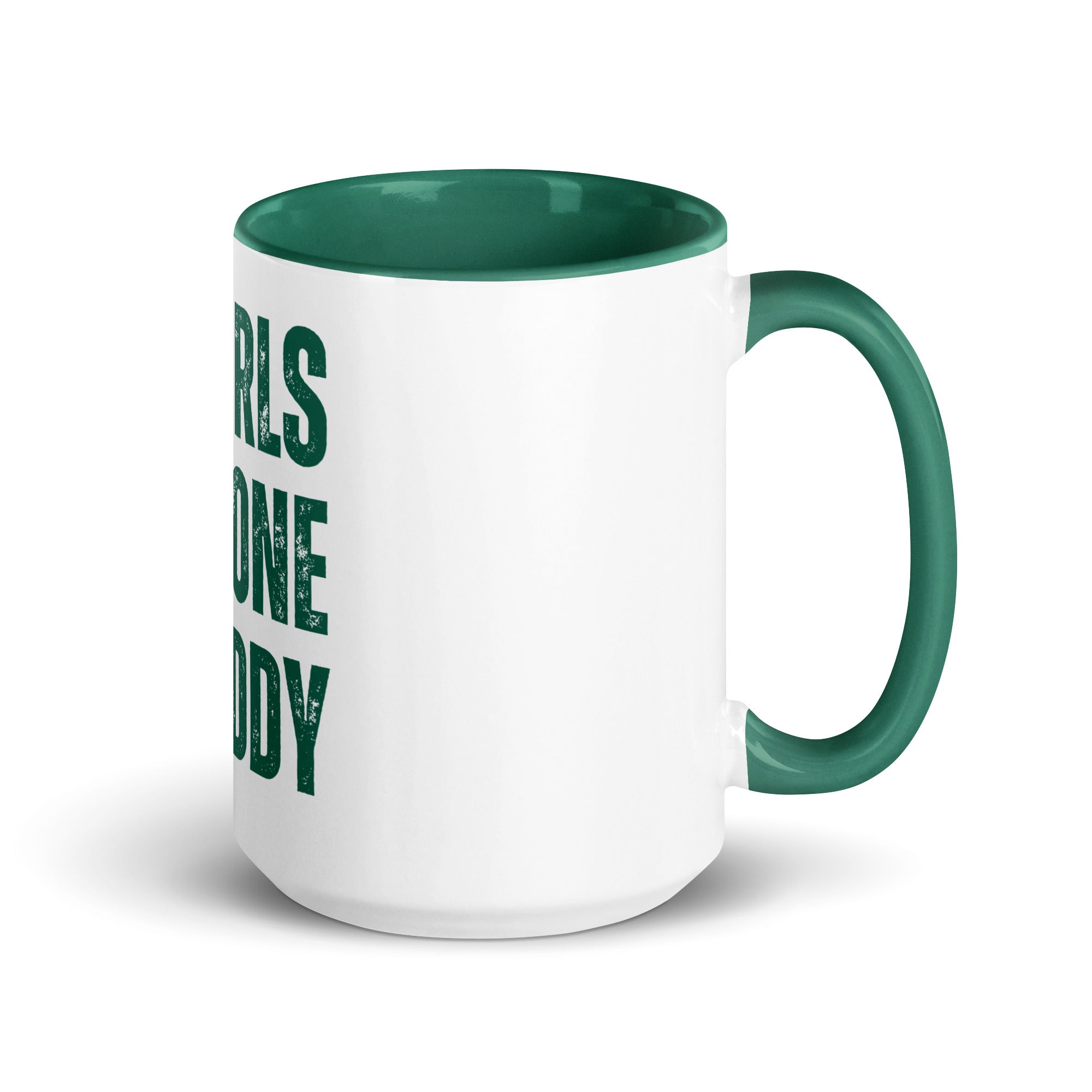 Girls Gone Muddy Mug - White | Dark Green