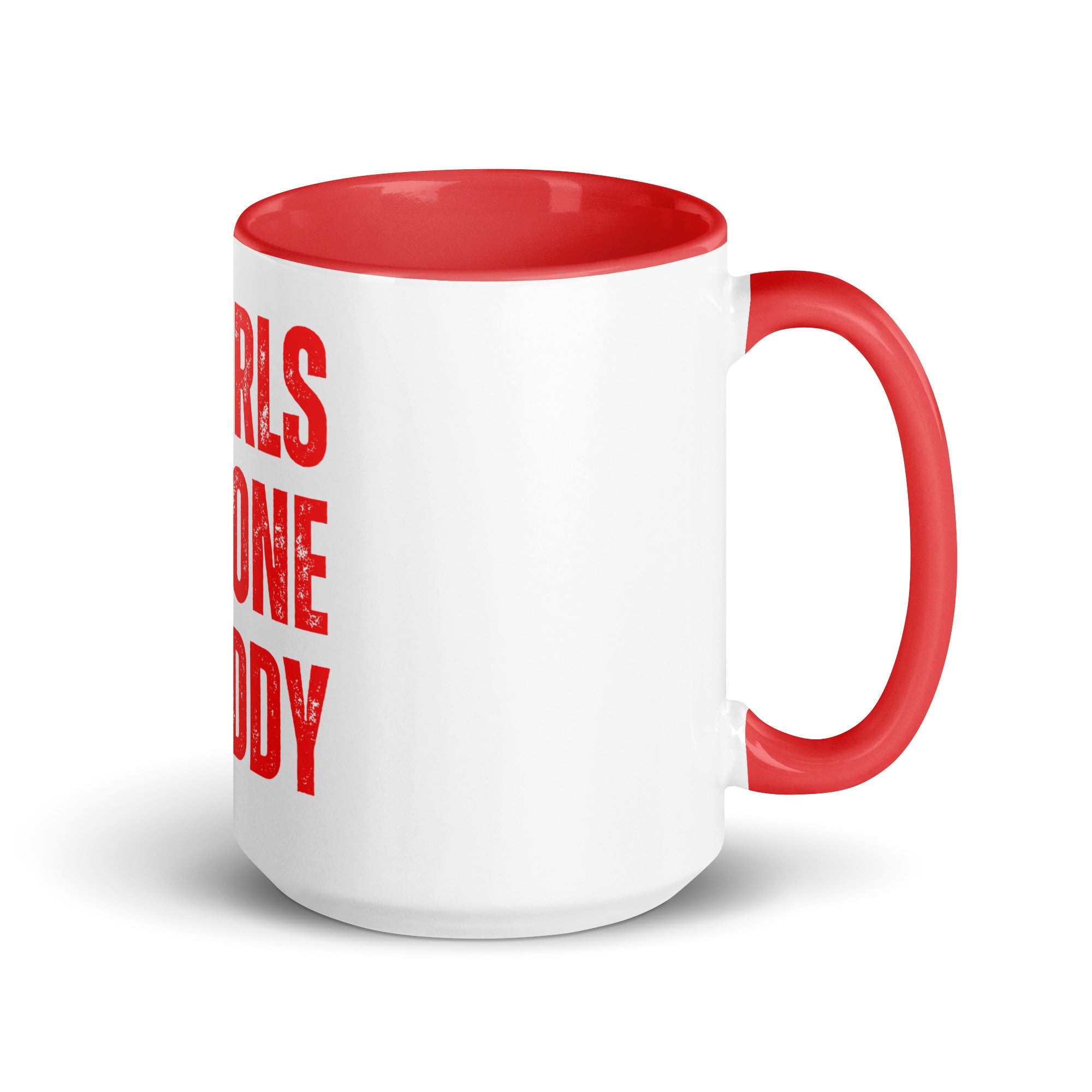 Girls Gone Muddy Mug - White | Red