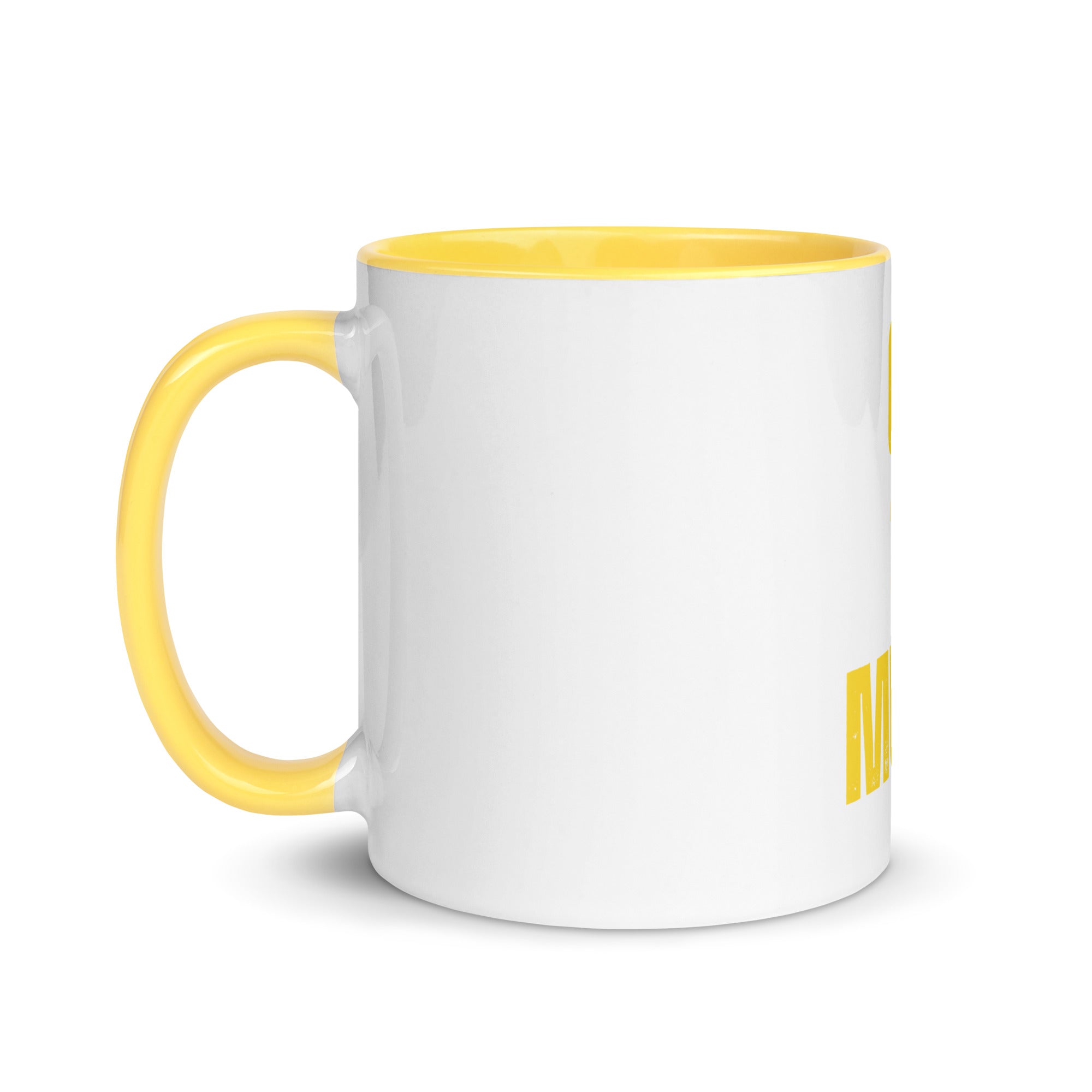 Girls Gone Muddy Mug - White | Yellow