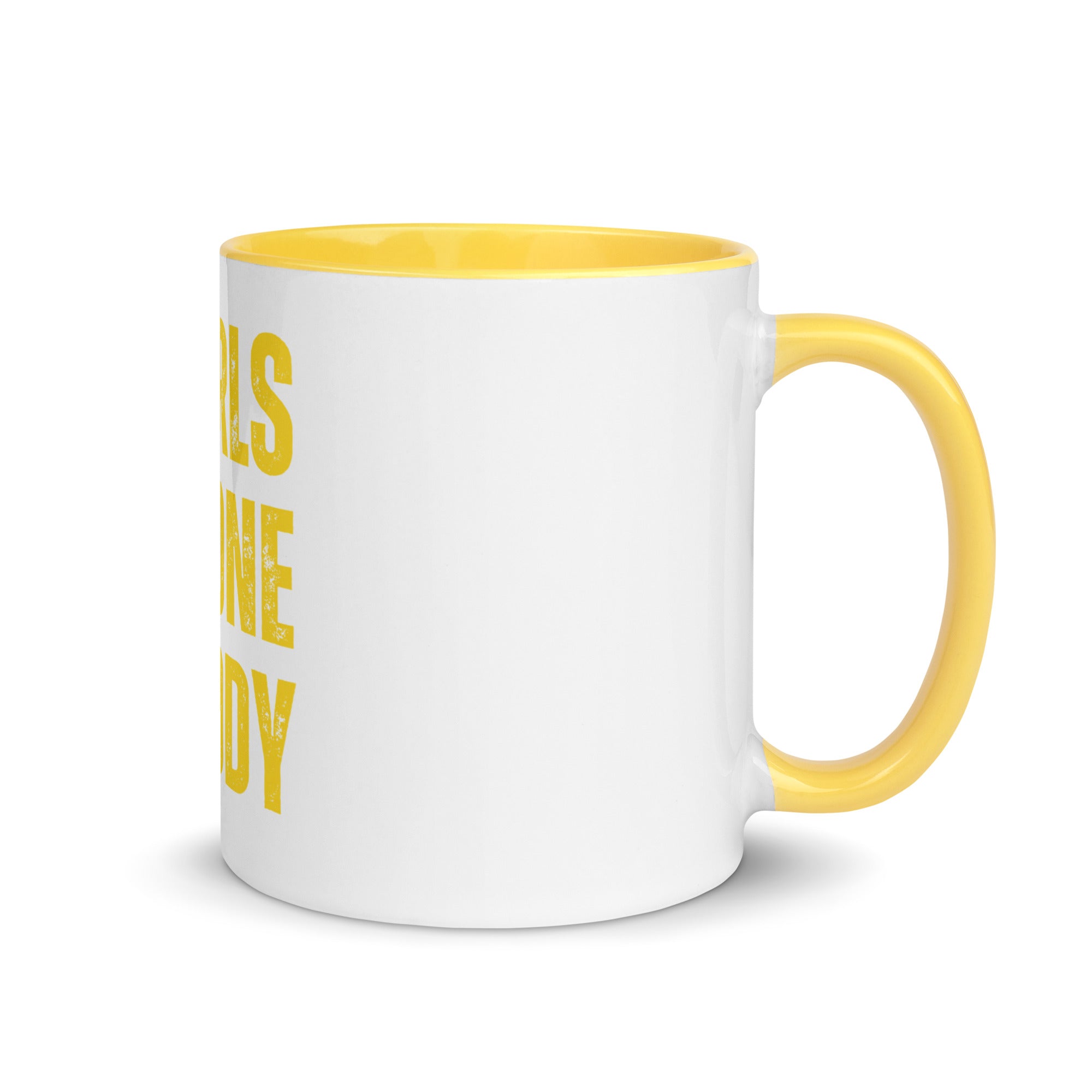 Girls Gone Muddy Mug - White | Yellow